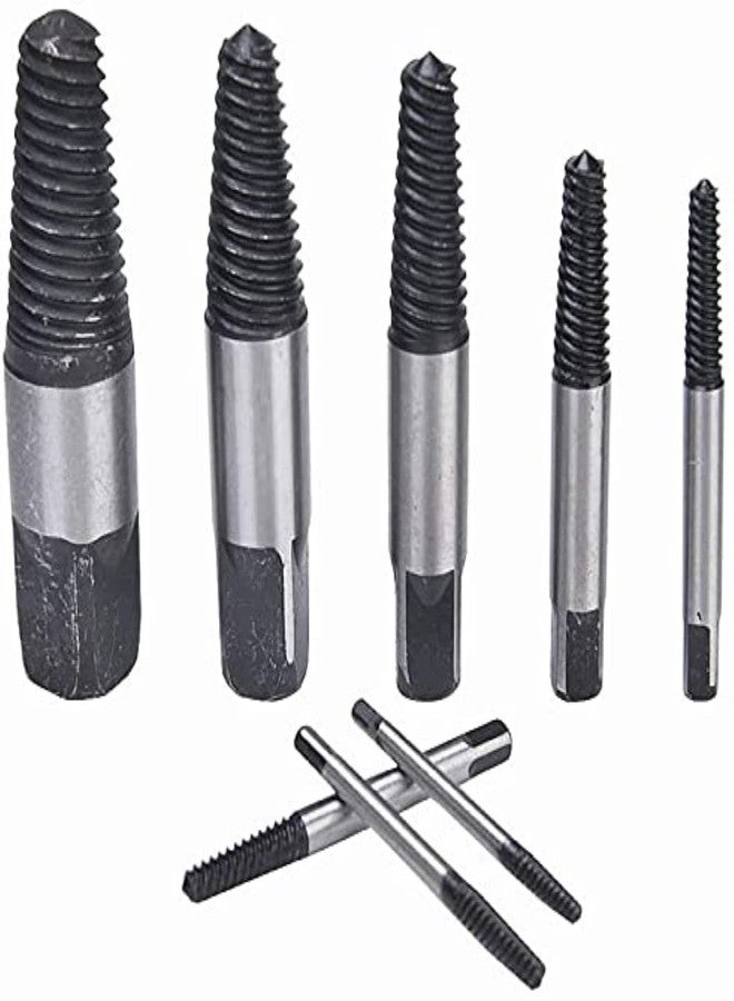 H9 "H9 High Carbon Steel 8-Piece Damaged Bolt & Stud Remover Set � Easy Out Drill Bits for Pipe Extraction" - Image 1